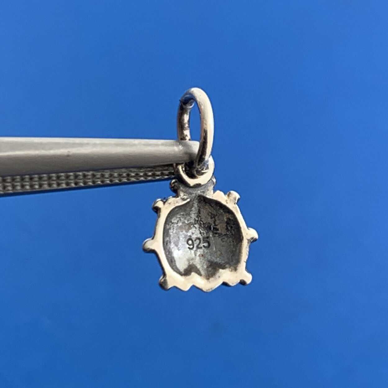 Vintage 925 Sterling Silver Lady Bug Insect Petite Dangle Bracelet Charm