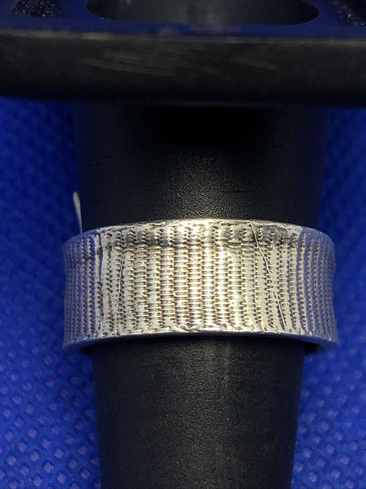 Designer Mignon Faget 925 Sterling Silver Knots And Bows Collection Banner Ring