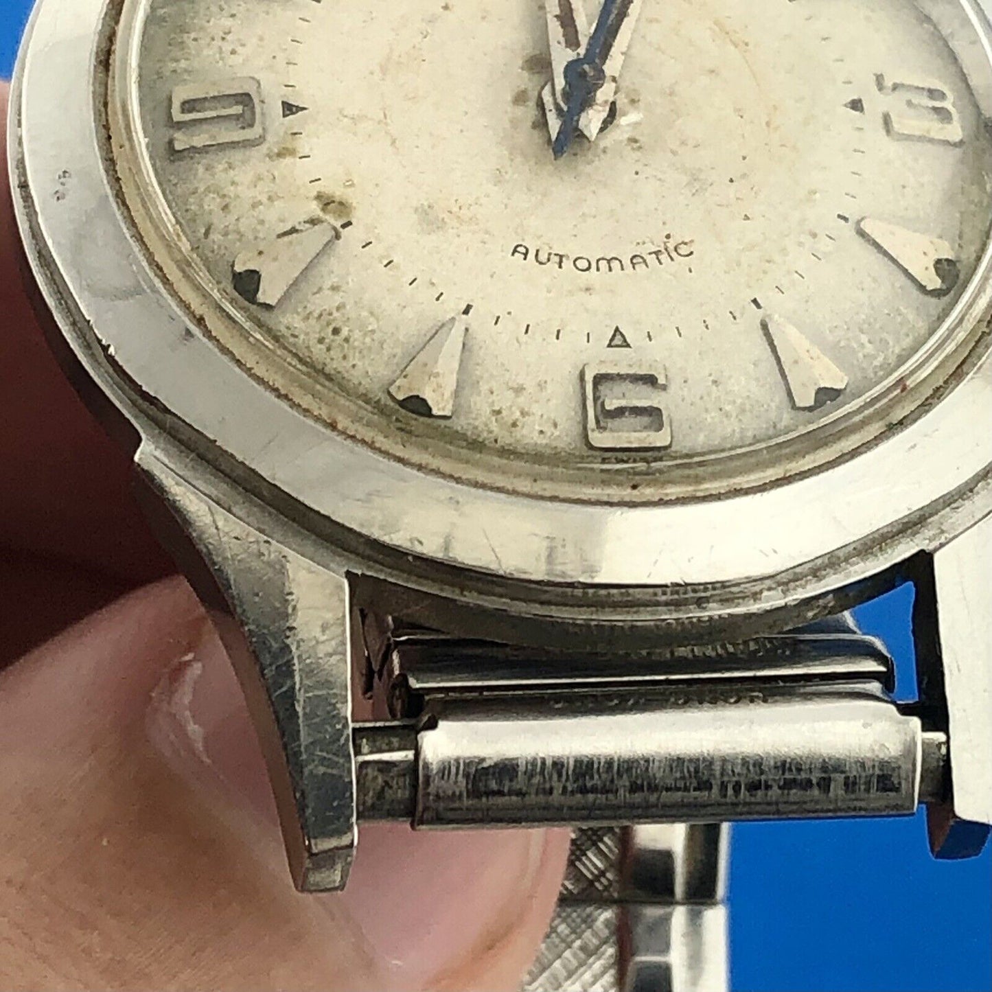 Mid Century Hamilton Automatic Mens Stainless Steel 17j Grade 661 Wrist Watch