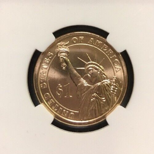 2007 P John Adams Presidential Dollar $1 NGC MS65 First Day of Issue