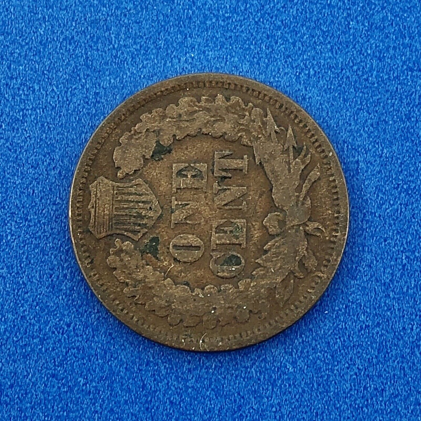 1868 P Indian Head One Cent Penny Type 3 Bronze Better Key Philadelphia Coin