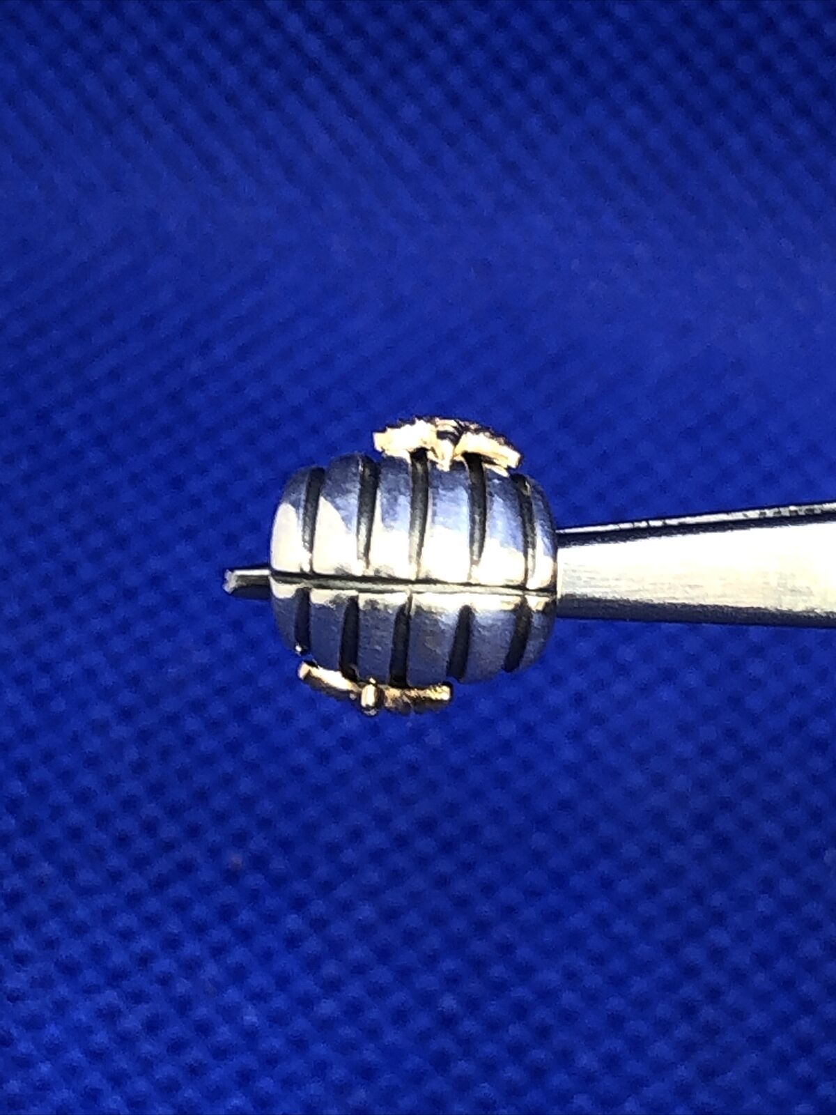 PANDORA ALE Two-Toned 925 Sterling 14K Gold Seashell Starfish Bead Charm 790249