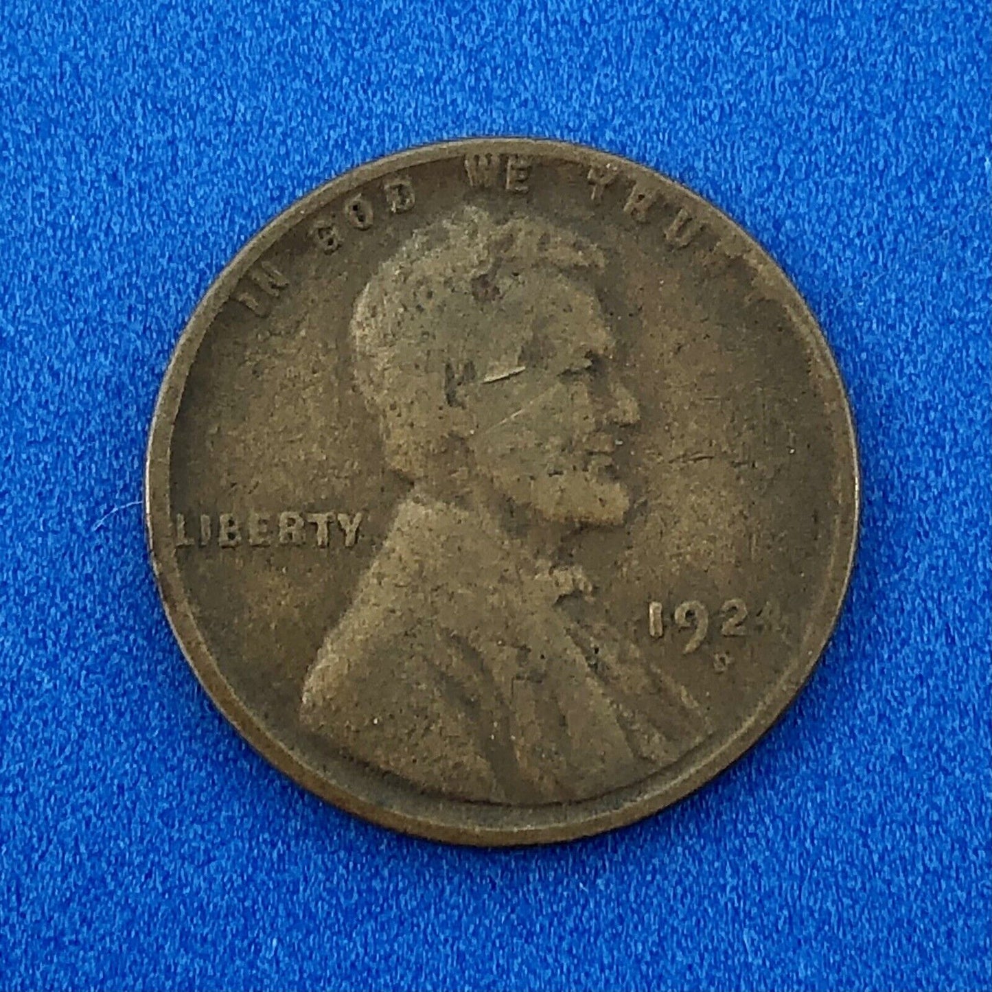 1924 D Lincoln Cent Wheat Ears Reverse Key Rare Better 1c Cent Penny Denver Coin