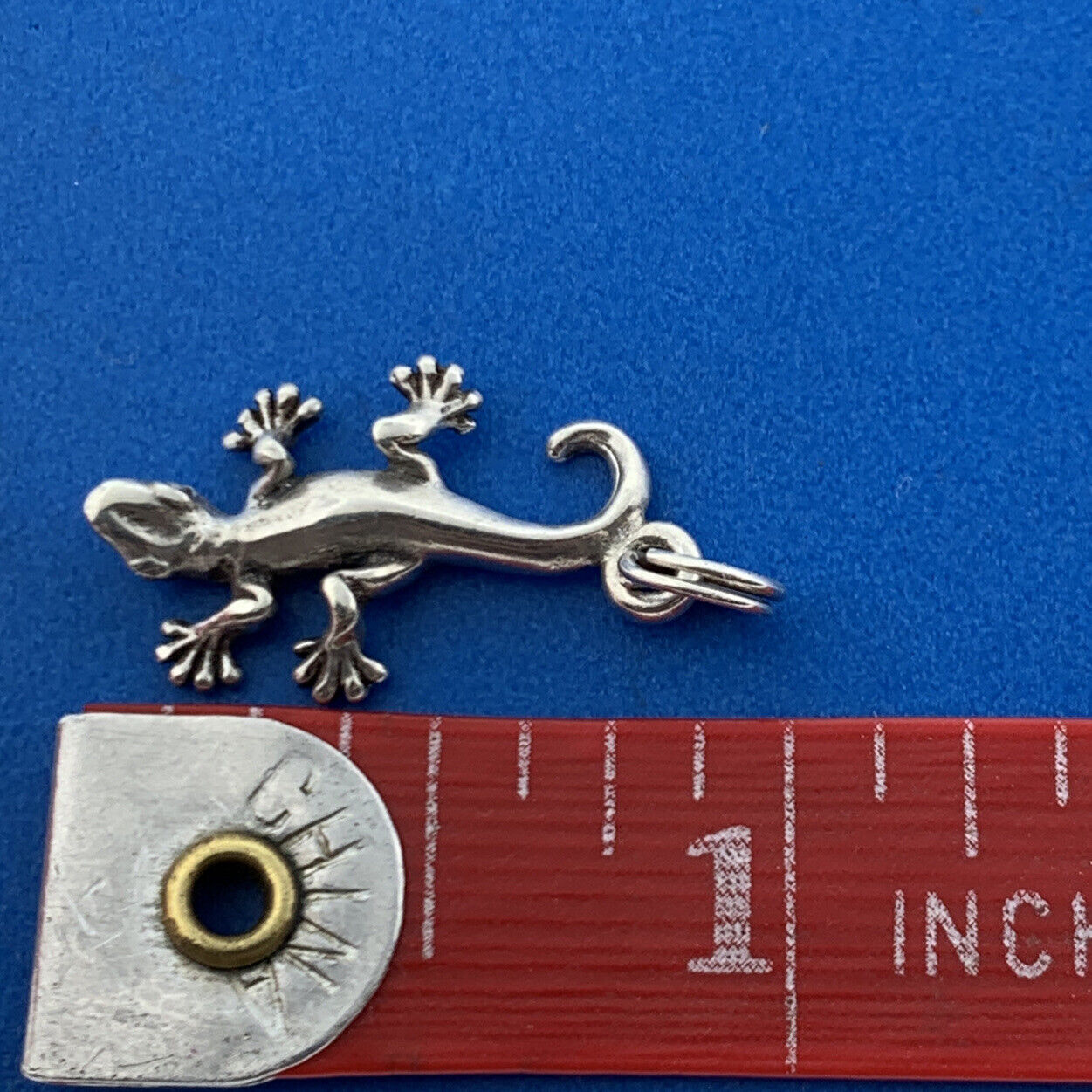 Designer Sterling Silver Lizard Chameleon Gila Monster Bracelet Pendant Charm