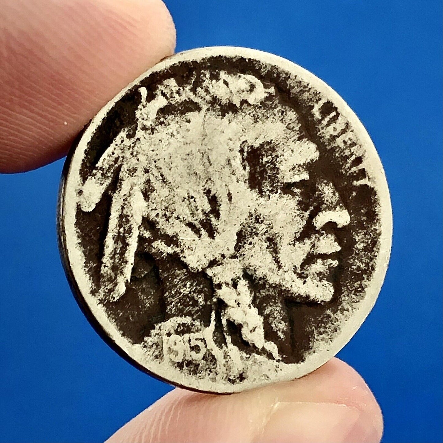 1915 PD Indian Head Buffalo Nickel Key Better Early Issue Date Two Coin Lot