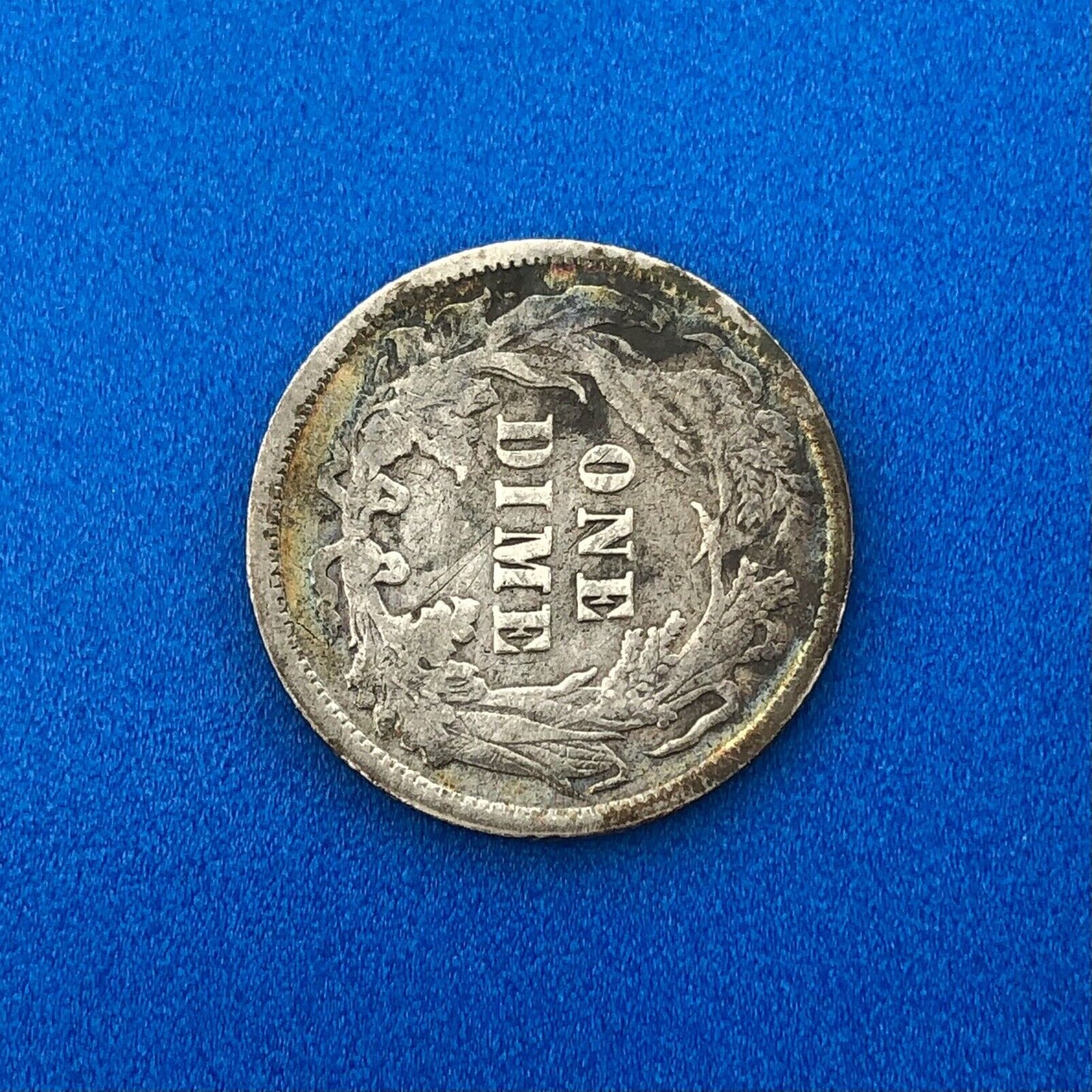 1876 P Seated Liberty Silver Dime No Motto Stars Or Arrows Nice Type Coin