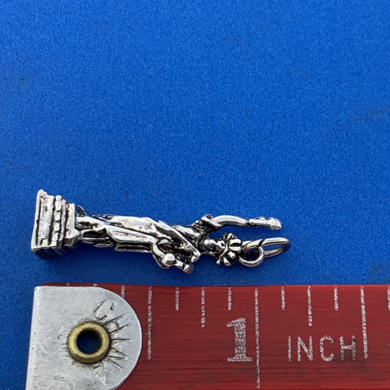 Vintage Sterling Silver 925 Statue of Liberty New York Souvenir Bracelet Charm