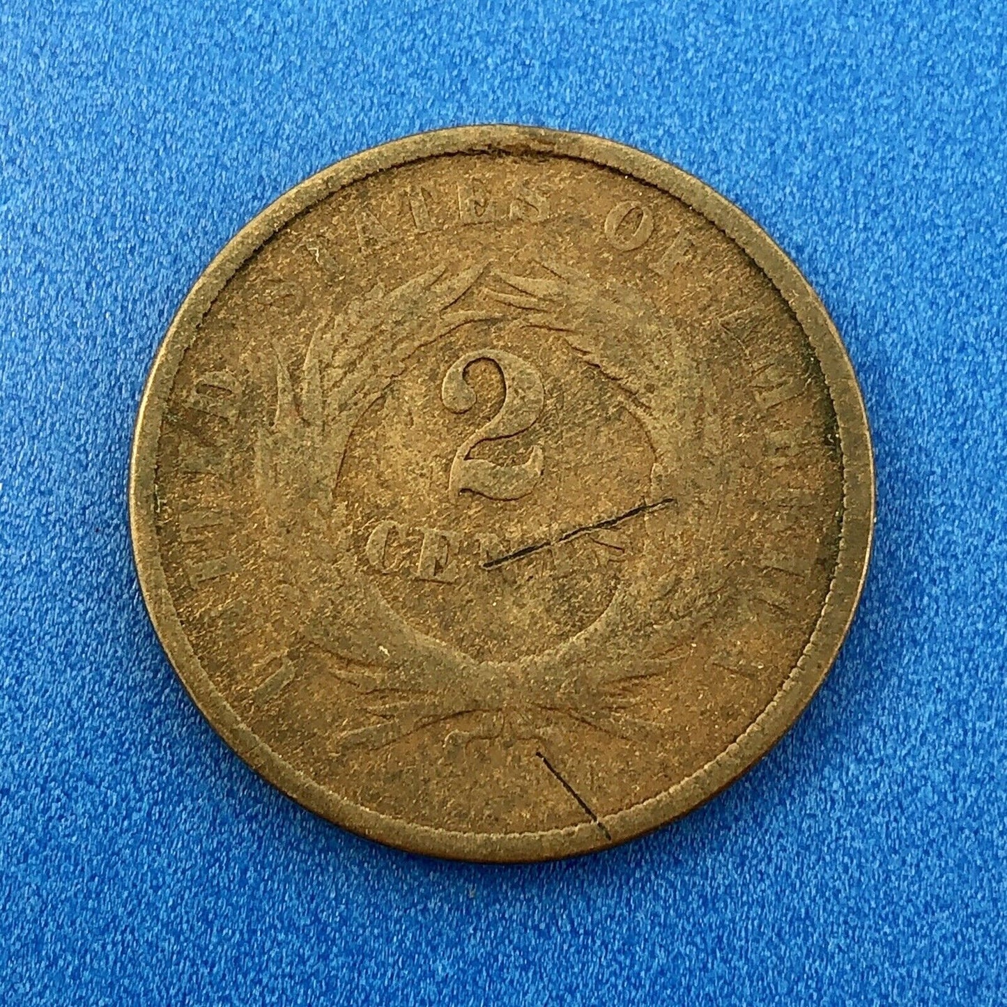 1864 P Bronze Two-Cent Piece Four Coin Mixed Date Union Shield Philadelphia Lot