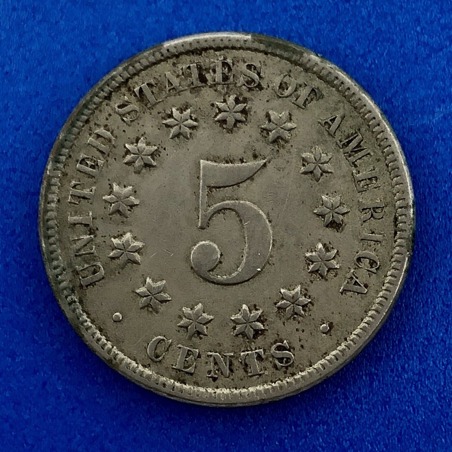 1869 Shield Nickel Better Key Philadelphia Mint American Copper Nickel Coin
