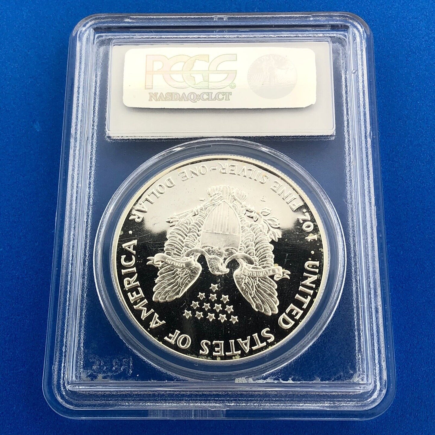 1993 P Proof Silver Eagle 999 Fine Silver PCGS PR70 DCAM Deep Cameo