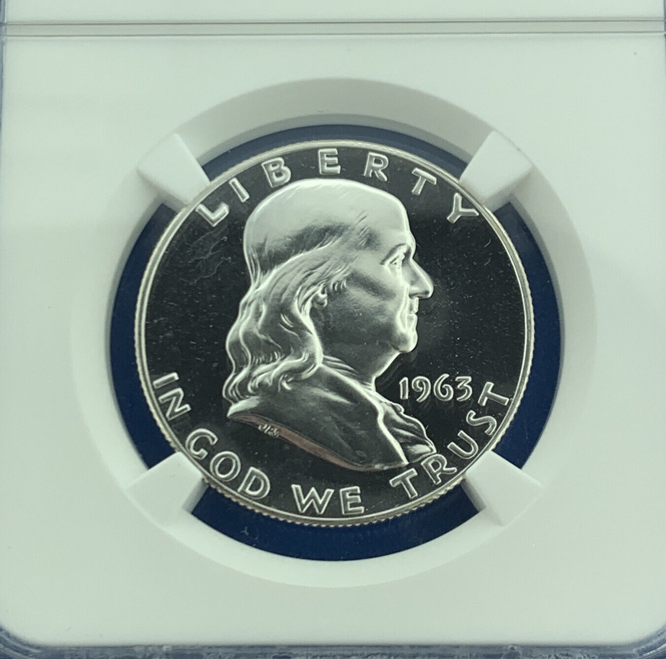 1963 Franklin Silver Proof Half Dollar 50c $.50 Better Key Rare NGC PF68 Cameo