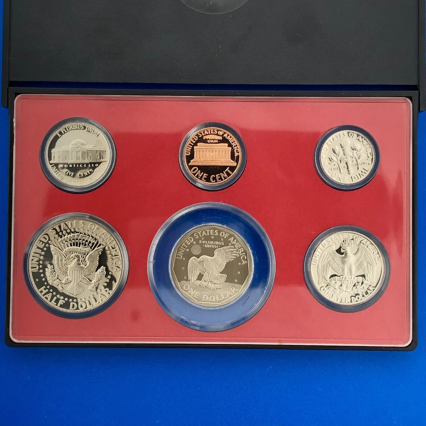 1979 S US Mint Proof Type II San Francisco 6 Coin Clad Set