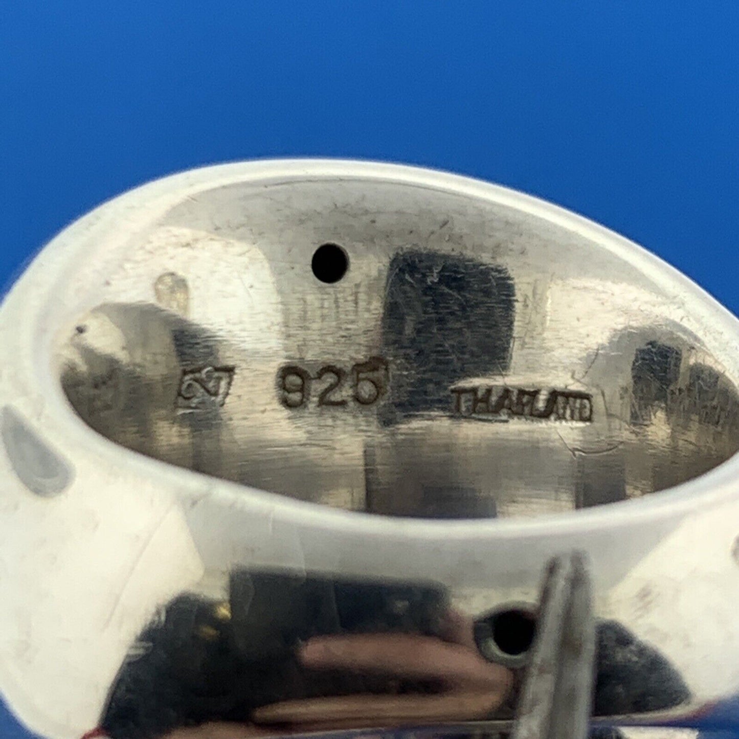 Designer 925 Sterling Silver High Polished Smooth Dome Statement Ring