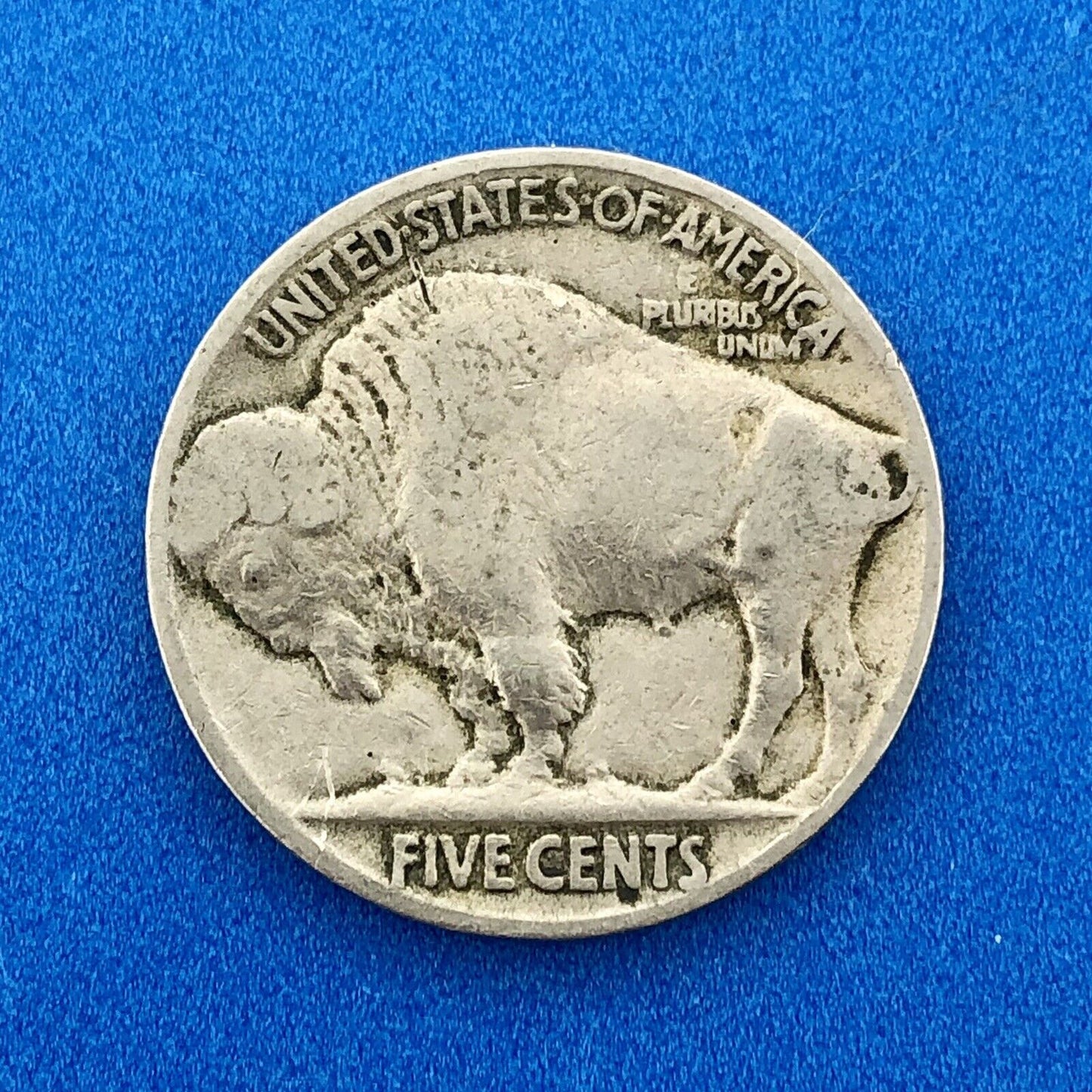 1921 P Indian Head Buffalo Nickel 5c Mixed Date Mint Mark Four Coin Lot
