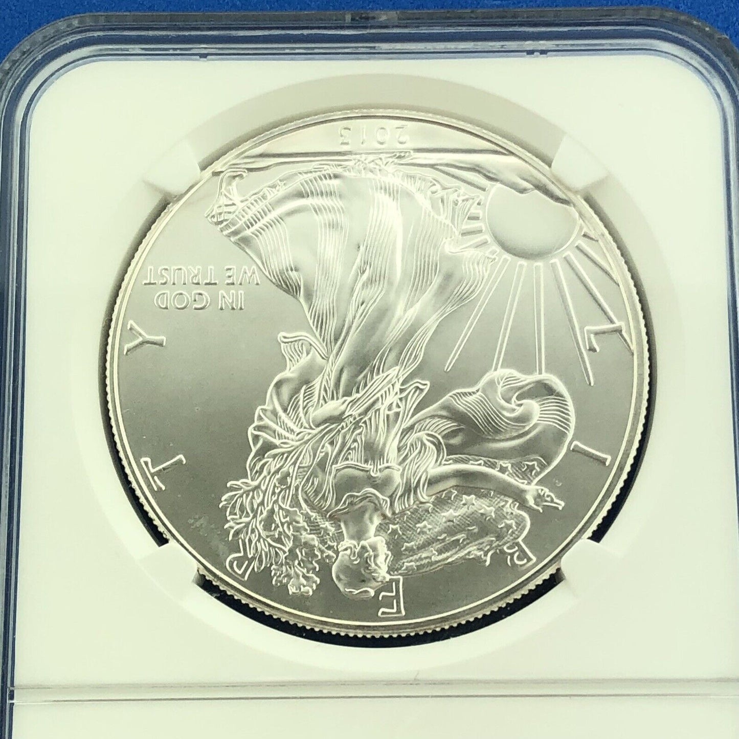 2013 W Silver Eagle 999 Fine Silver NGC MS 70 West Point Label Early Release