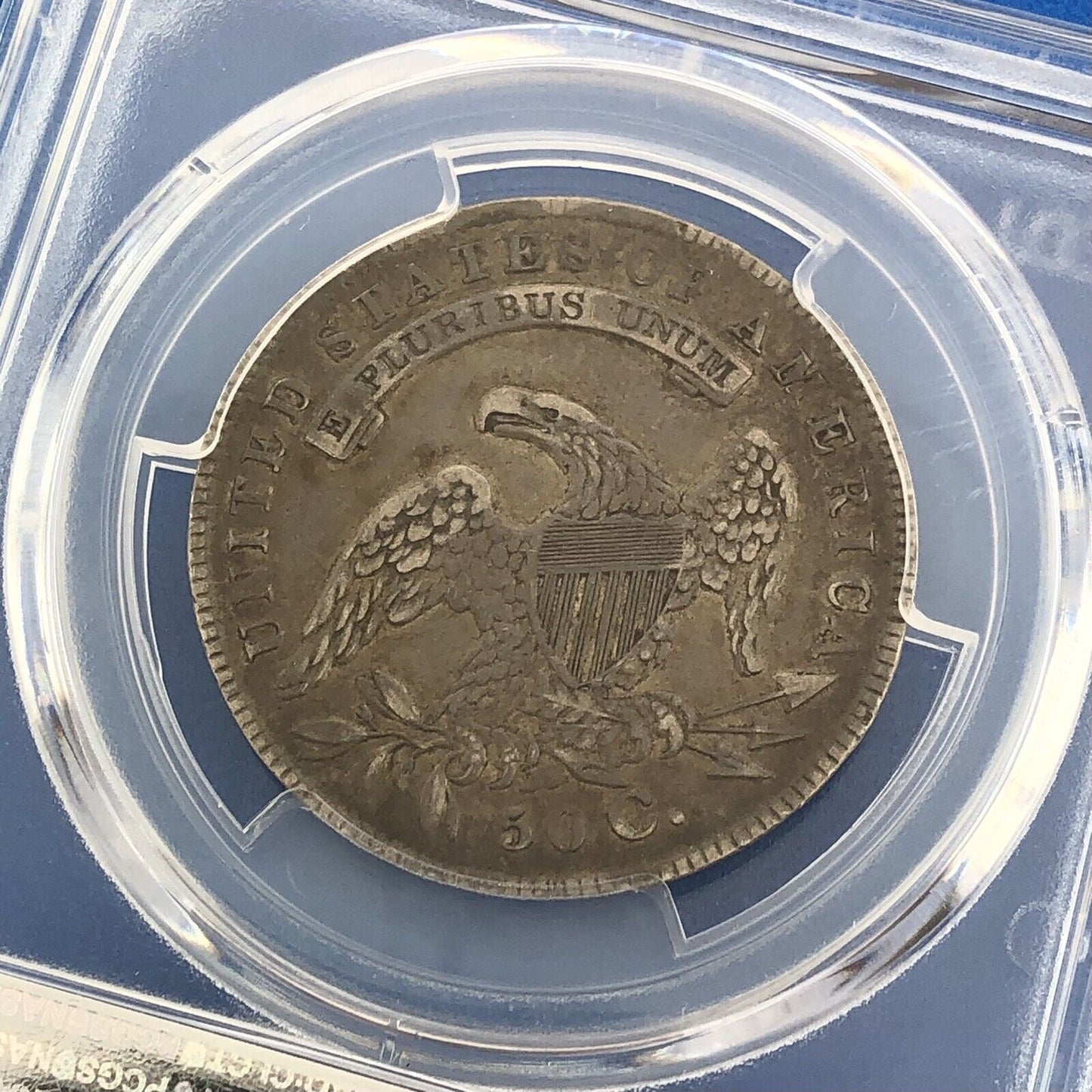 1834 Capped Bust Silver Half Dollar 50c Lettered Edge PCGS XF45 Lg Date Sm Ltrs