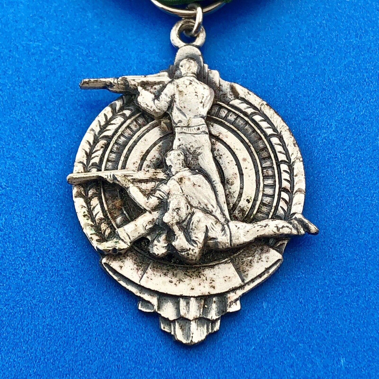 1965 US Coast Guard New Jersey R & P Clubs Sharpshooter Award Ribbon & Medal