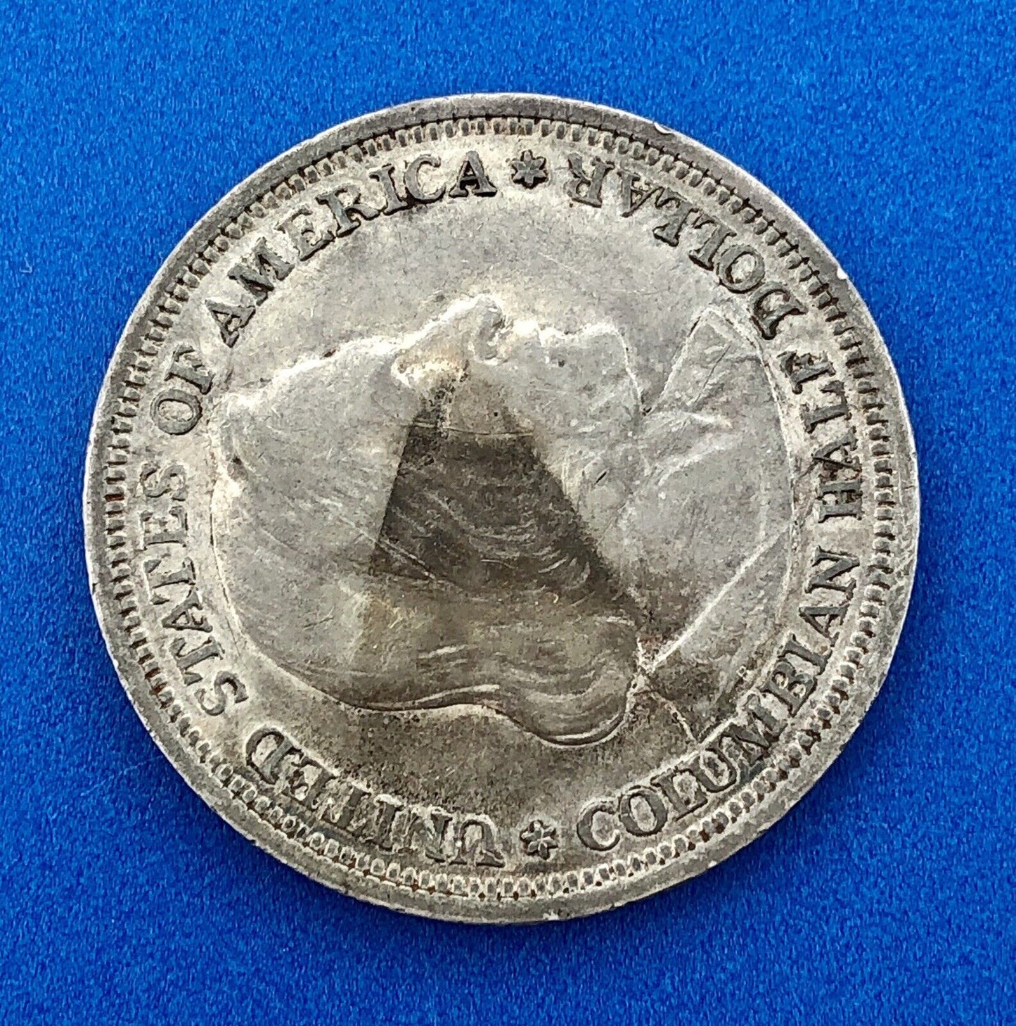 1893 P World's Columbian Exposition Commemorative Silver Half Dollar $.50 Coin