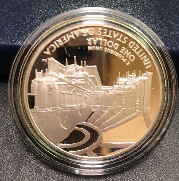 2005 P Chief Justice John Marshall Commemorative Proof Silver Dollar $1