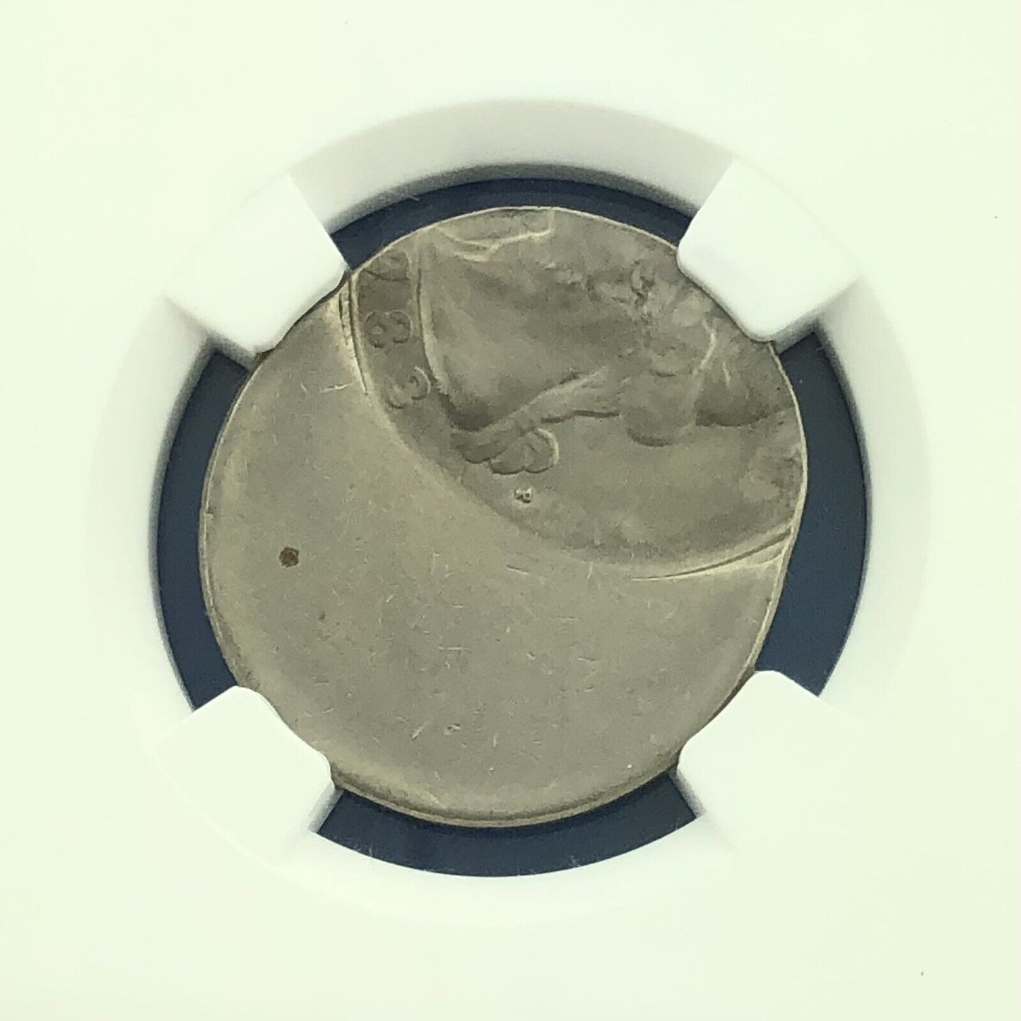 1983 P Washington Clad Quarter Mint Error Struck 50% Off Center NGC MS62