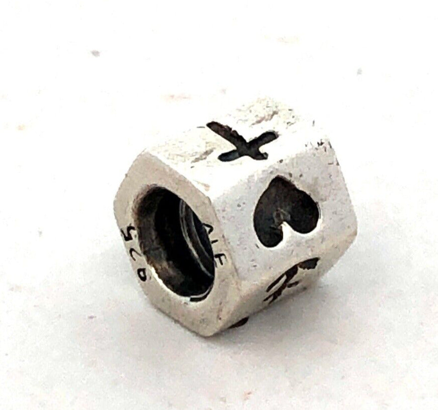 PANDORA 925 Sterling 790119 Silver Faith Love Hope Cross Heart Anchor Bead Charm