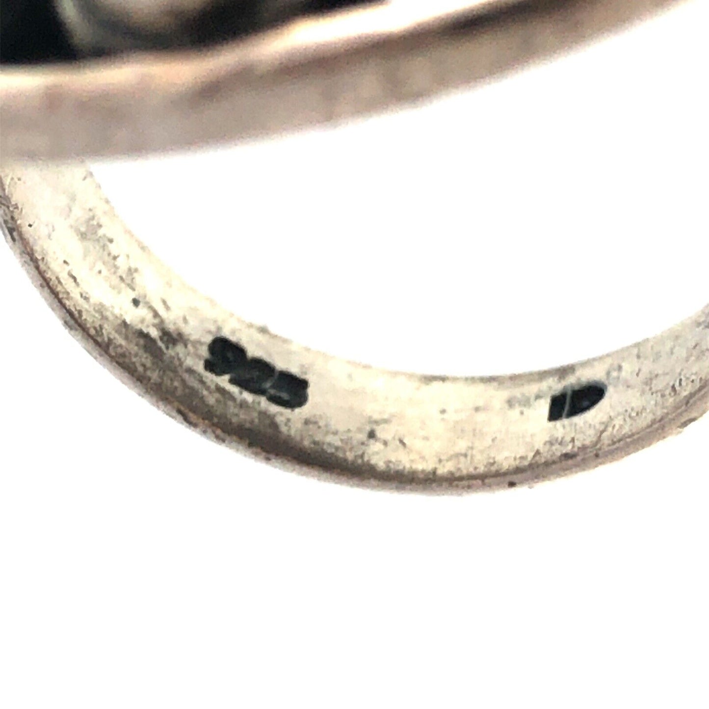 Native American 925 Sterling Silver Turquoise Druzy Quartz Round Statement Ring