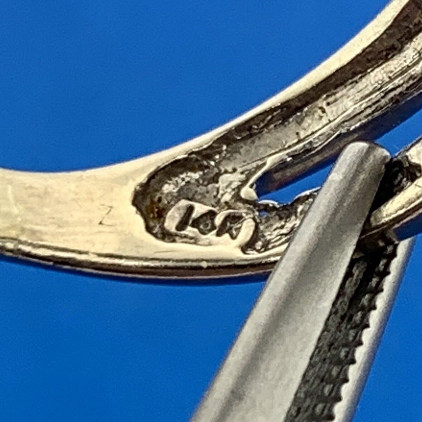 Designer 14K White Gold Diamond Entwined Wedding Anniversary Band Ring