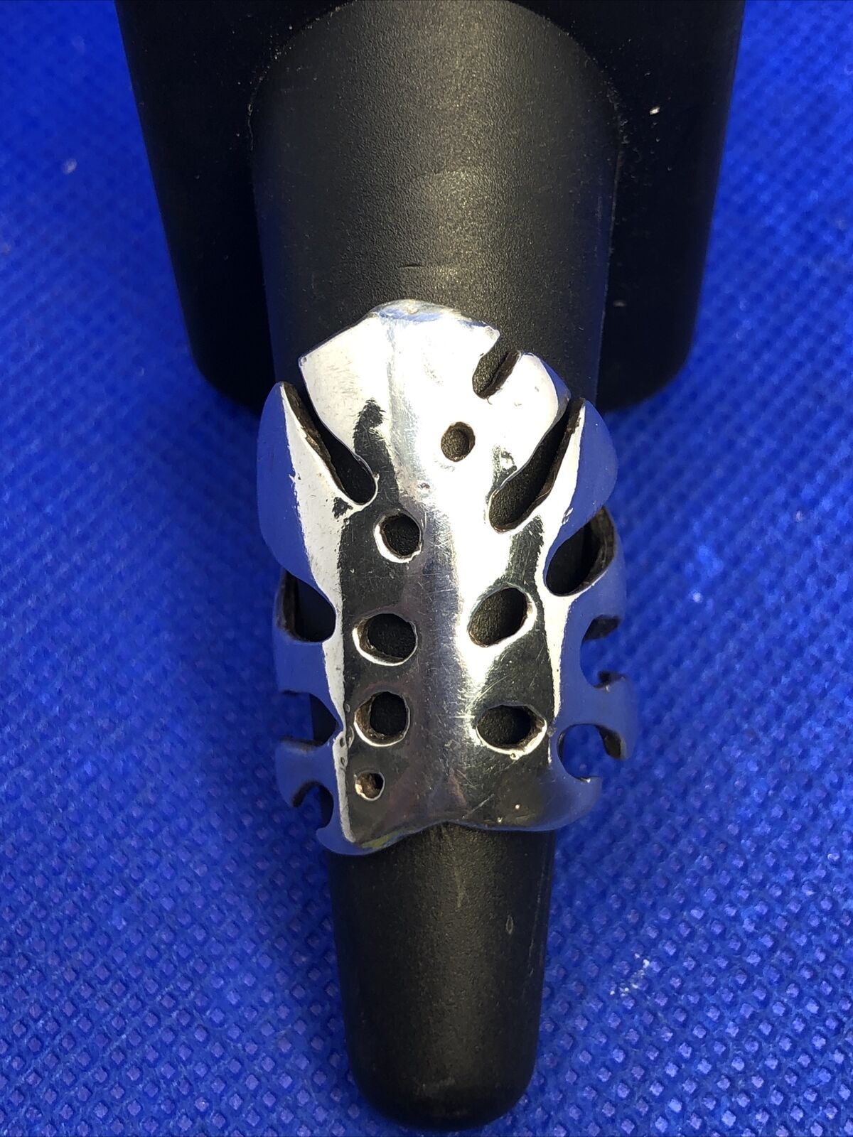 Designer Mimosa 925 Sterling Silver Bones Animal Carcass Skeleton Statement Ring