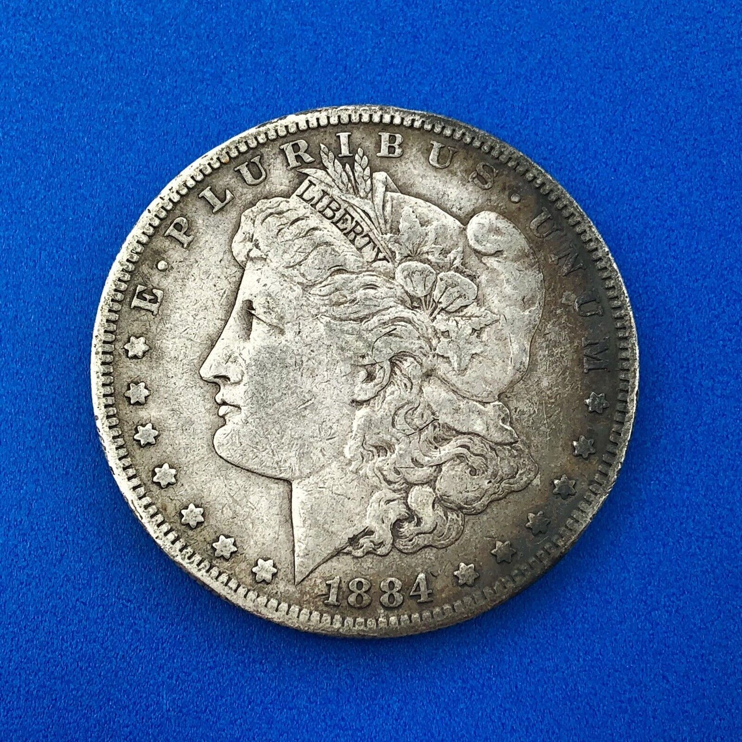 1884 S Morgan Silver Dollar $1 Better Rare Key San Francisco Mint Coin