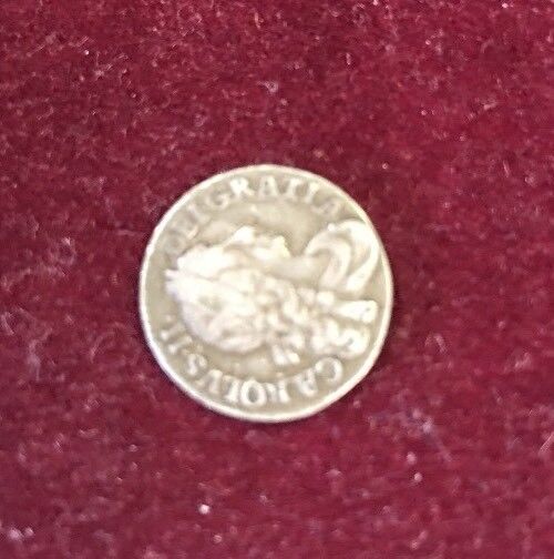 1679 Great Britain Silver 3 Pence Charles II Maundy Threepence