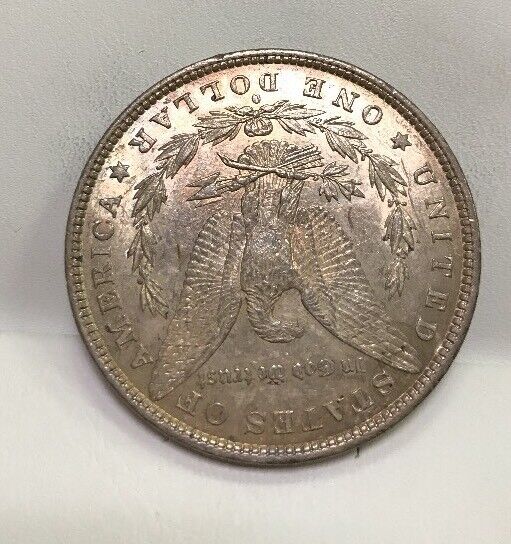 1881 O Silver Morgan Dollar U.S Coinage Key Better Date New Orleans Mint Toned