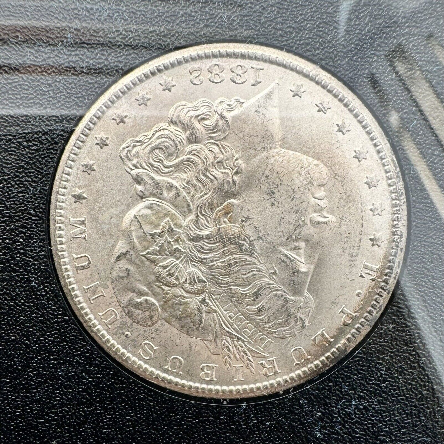 1882 CC Morgan Silver Dollar GSA Better Key Carson City Mint Coin Box & COA