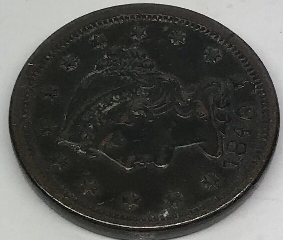 1846 Braided Hair Large Cent Small Date Early American Copper Coinage Brown