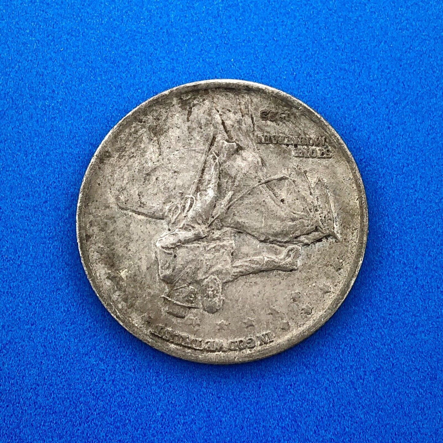 1925 P Stone Mountain Commemorative .900 Silver Half Dollar AU Rare Coin