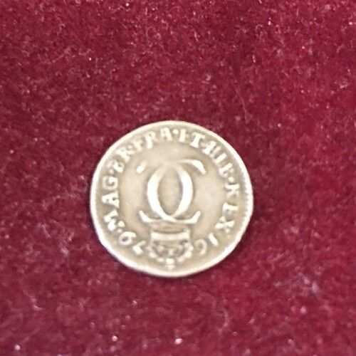 1679 Great Britain Silver 3 Pence Charles II Maundy Threepence