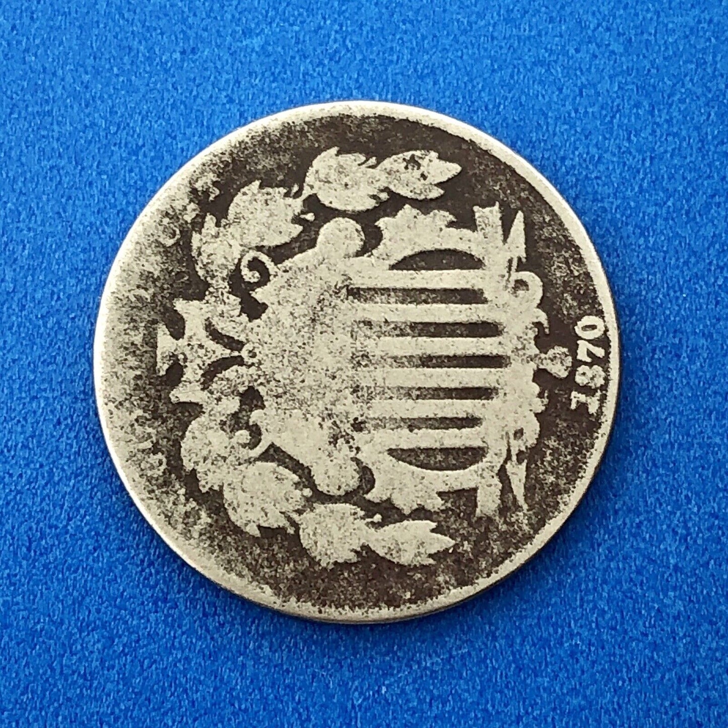 1870 P Shield Nickel 5c Better Key Rare Philadelphia Mint Coin No Rays