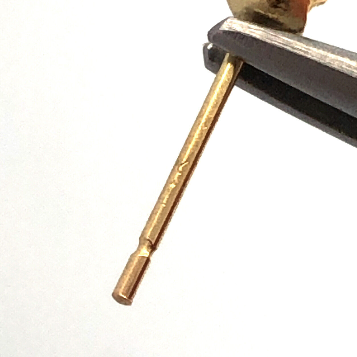 Designer 14K Yellow Gold Round Cubic Zirconia Everyday Starter Stud Earrings