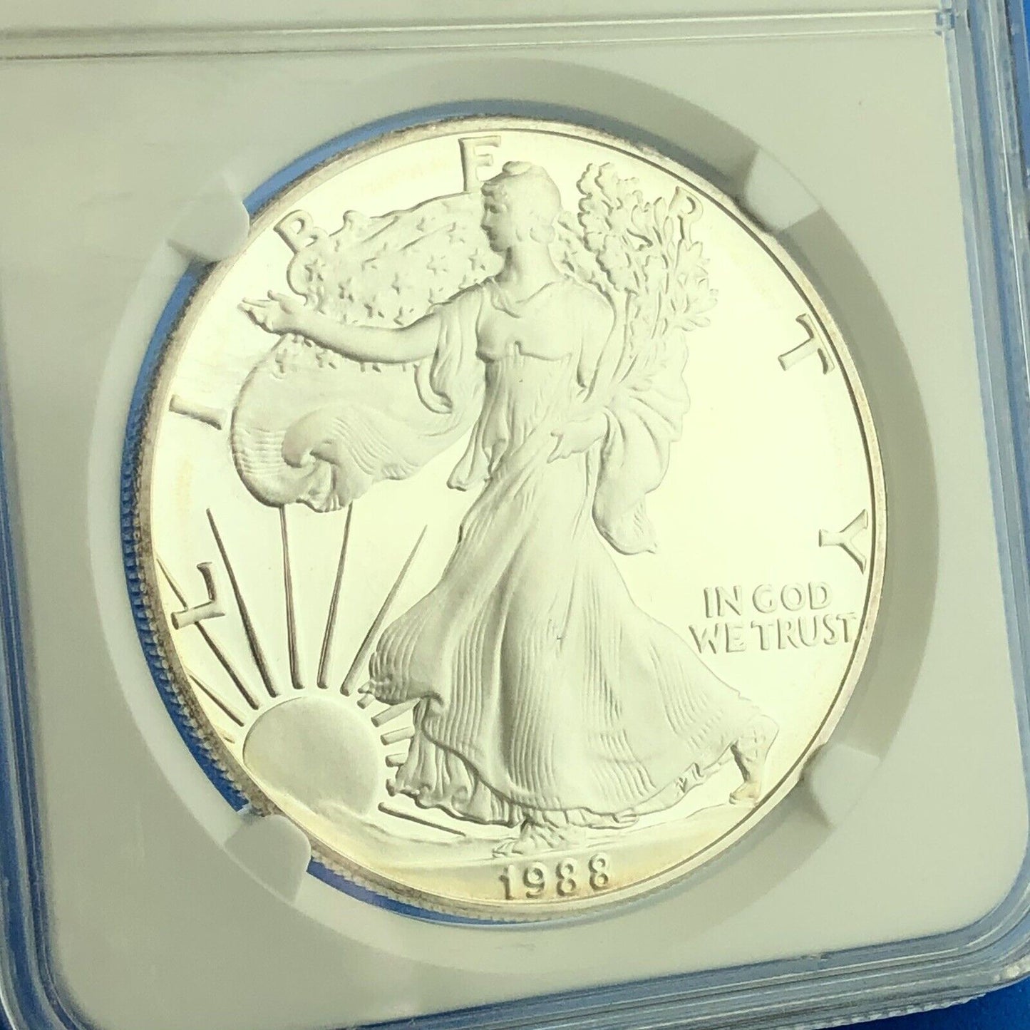 1988 S Proof Silver Eagle 999 Fine Silver NGC PF70 Ultra Cameo A Perfect Coin!