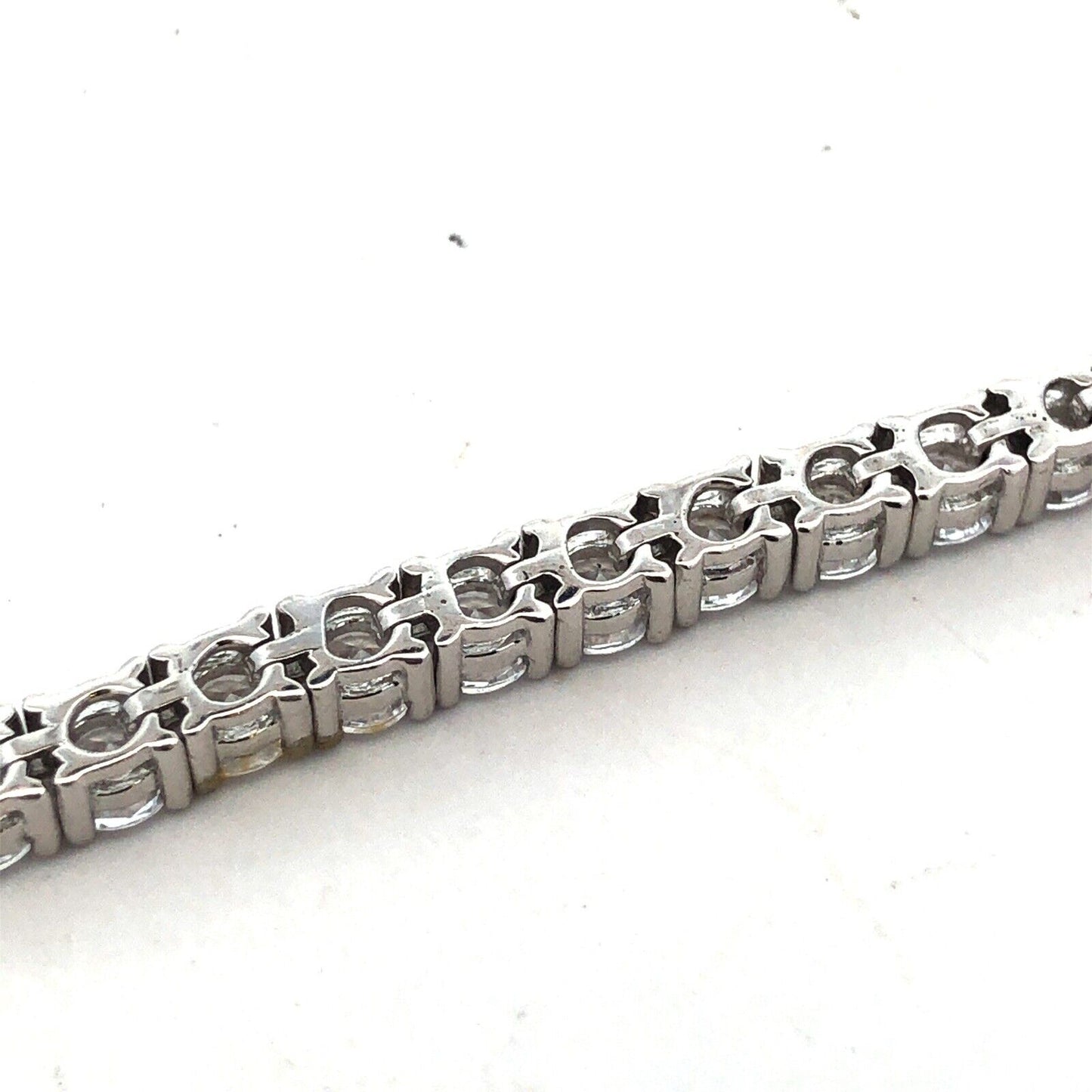 Designer ATR 925 Sterling Silver Round Cubic Zirconia Tennis Bracelet