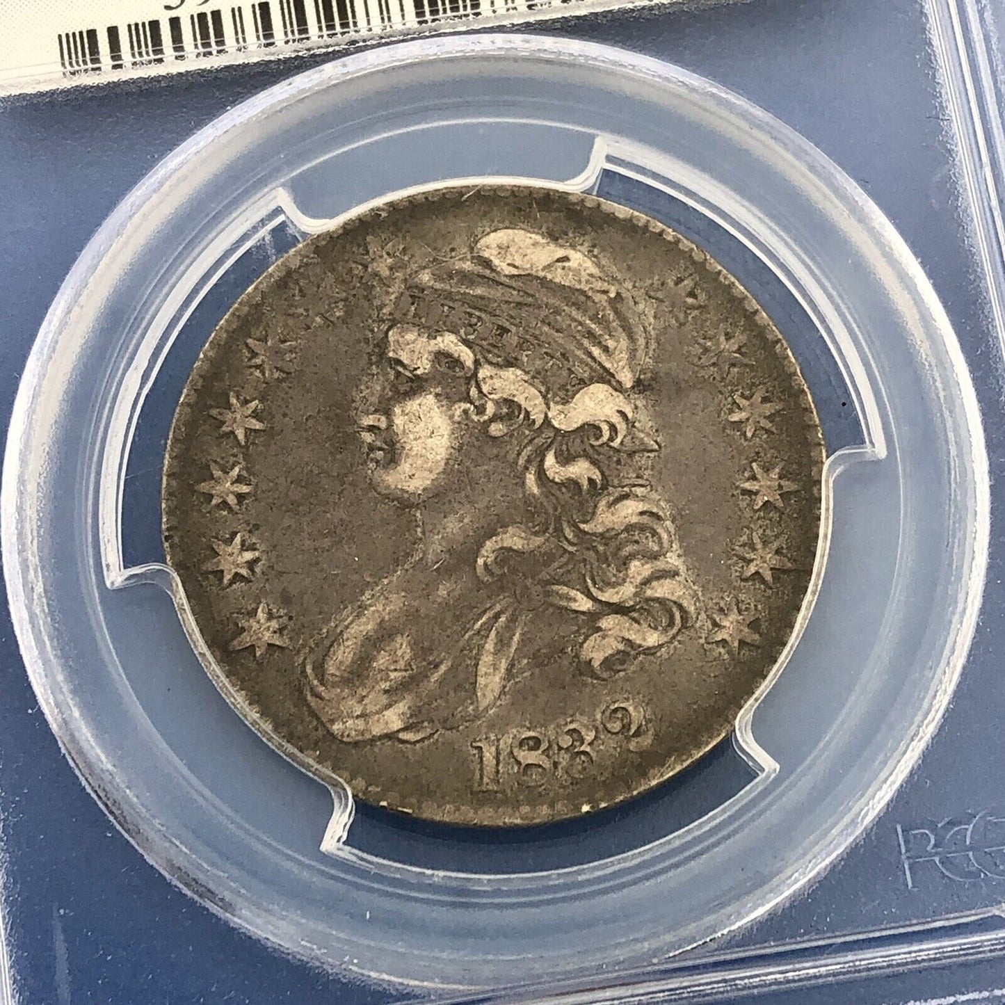 1832 Capped Bust Silver Half Dollar 50c Small Letters PCGS VF35 O-122 Coin