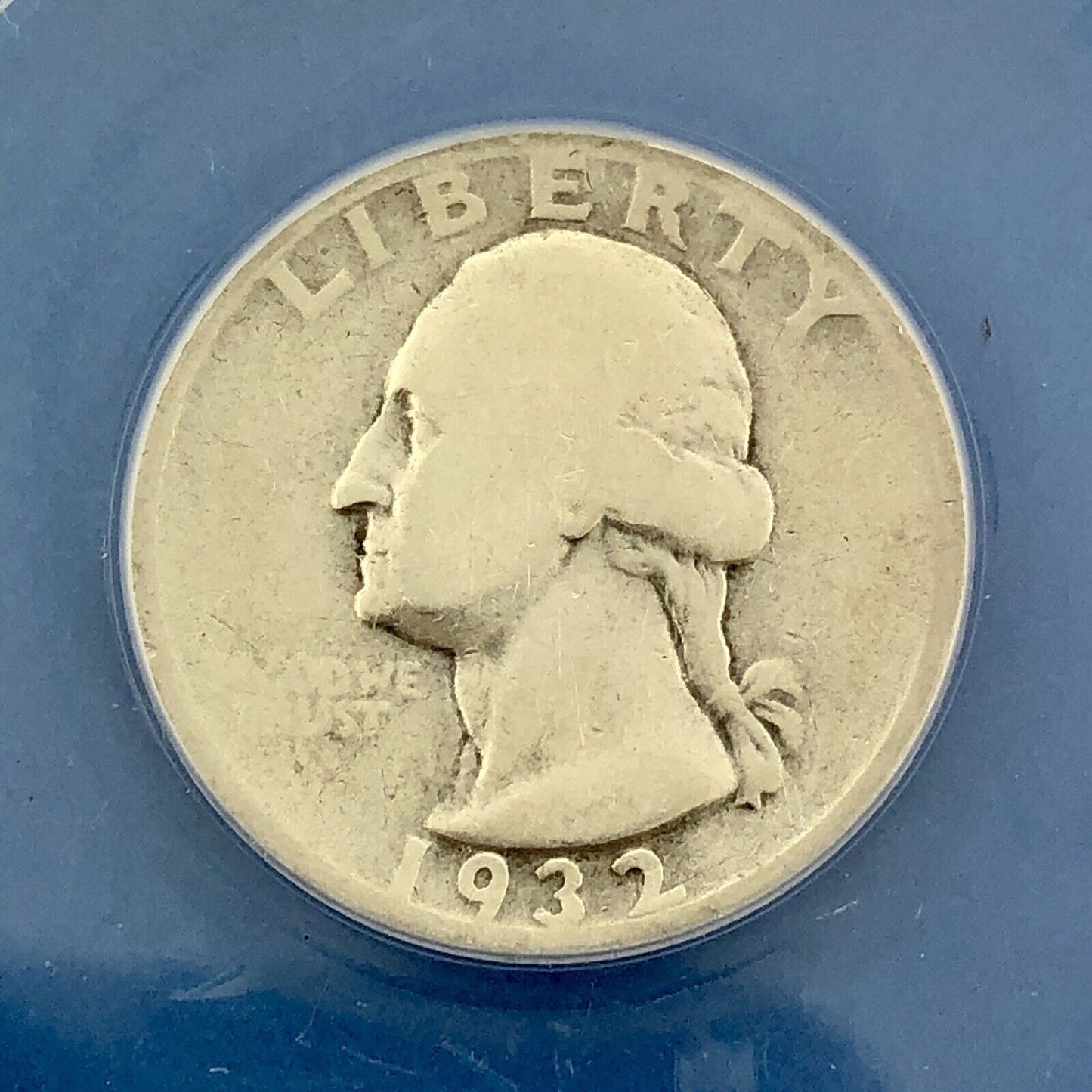 1932 D Silver Washington Quarter The Key Date Better Rare Denver ANACS G 6