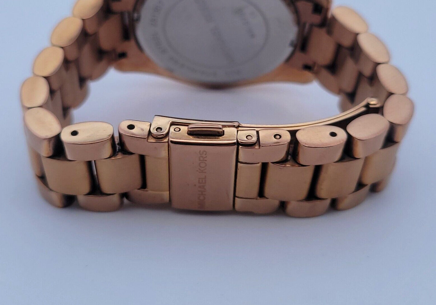 Michael Kors Bradshaw Rose Gold-Toned Stainless Steel Women's Chronograph Watch