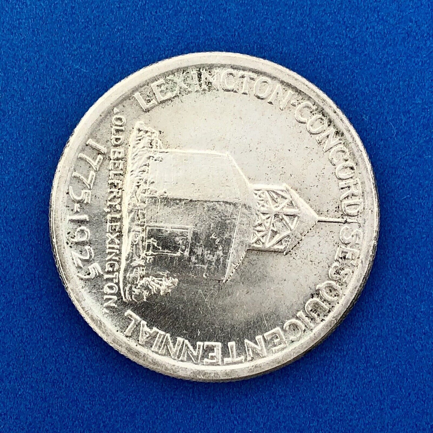 1925 Lexington Concord Sesquicentennial Commemorative Silver Half Dollar Coin