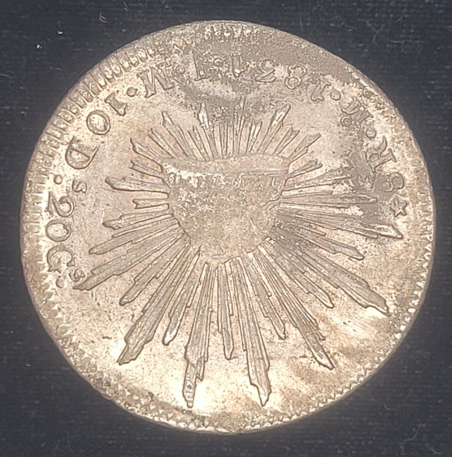 1831 Mo 8R Mexican Mint Mexico J.M. .903 Silver Milled Cap & Rays Libertad