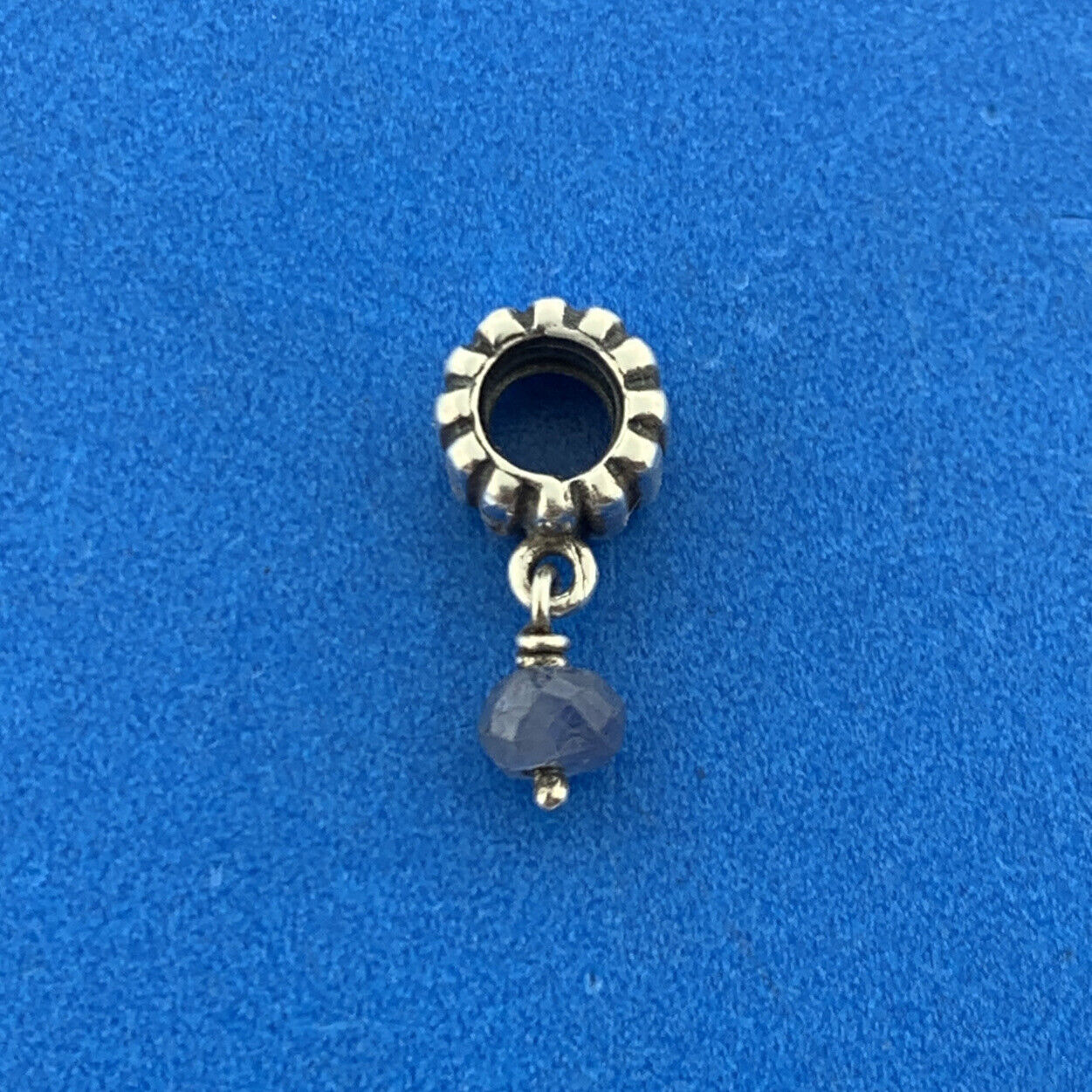 Authentic PANDORA 925 Sterling Silver 790166AM Amethyst February Dangle Charm