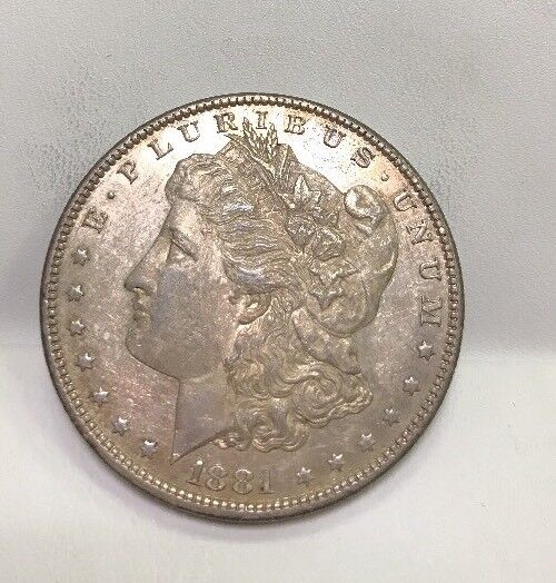 1881 O Silver Morgan Dollar U.S Coinage Key Better Date New Orleans Mint Toned
