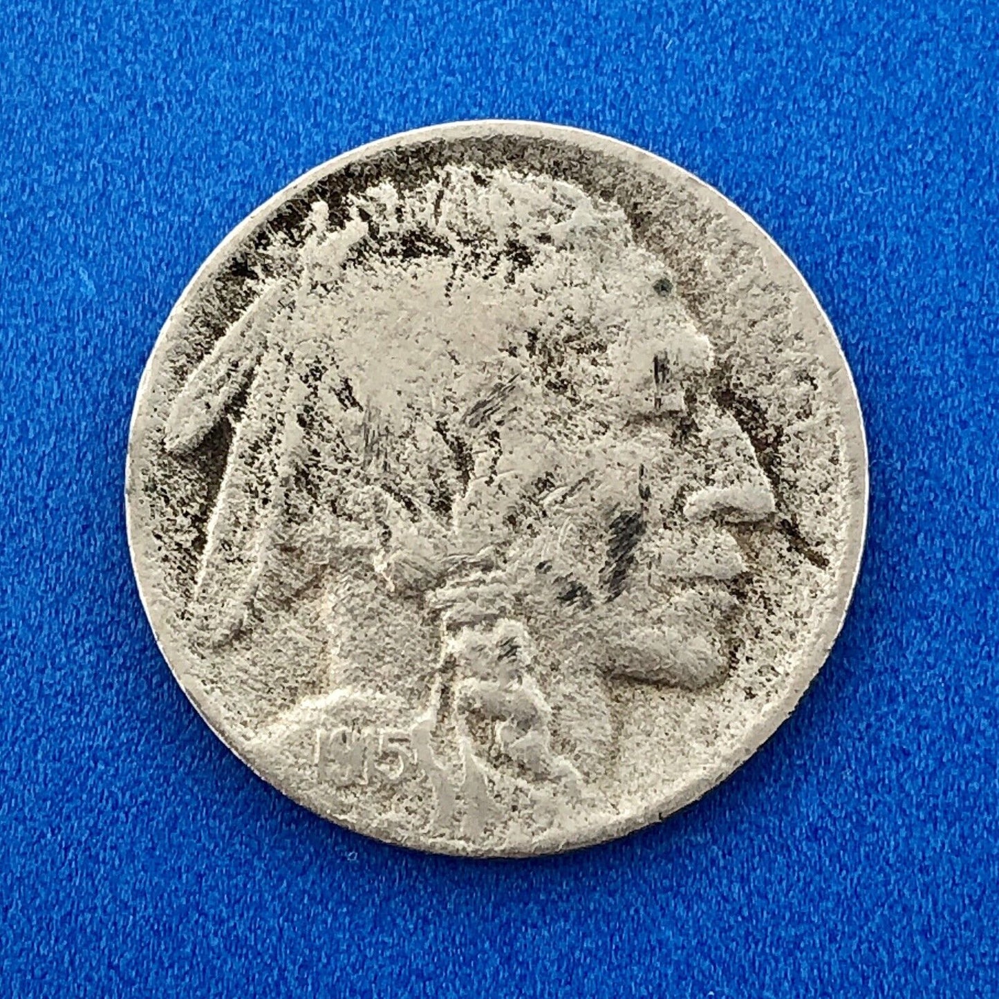 1915 S Indian Head Buffalo Nickel Better Key Scarce San Francisco Mint Coin
