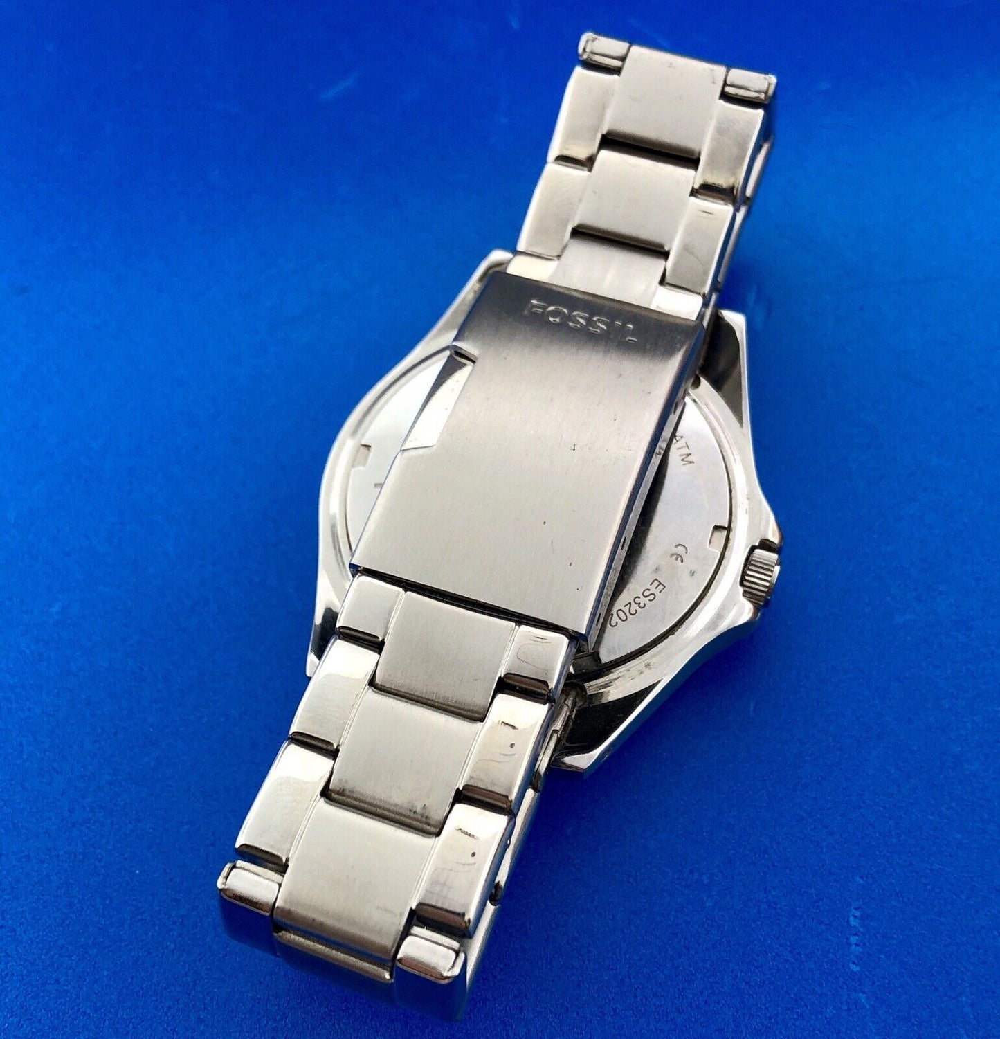 Fossil Ladies Riley Multi Functional ES3202 Chronograph CZ Stainless Steel Watch