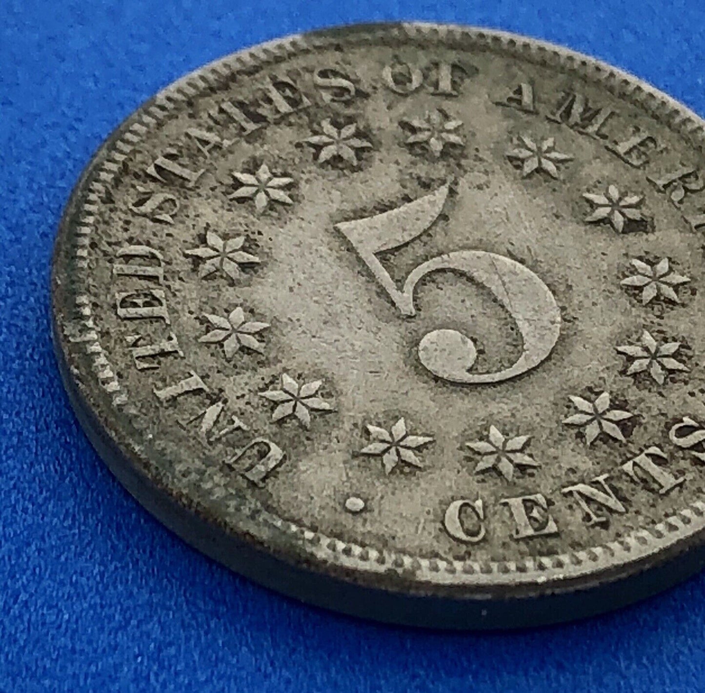 1869 Shield Nickel Better Key Philadelphia Mint American Copper Nickel Coin
