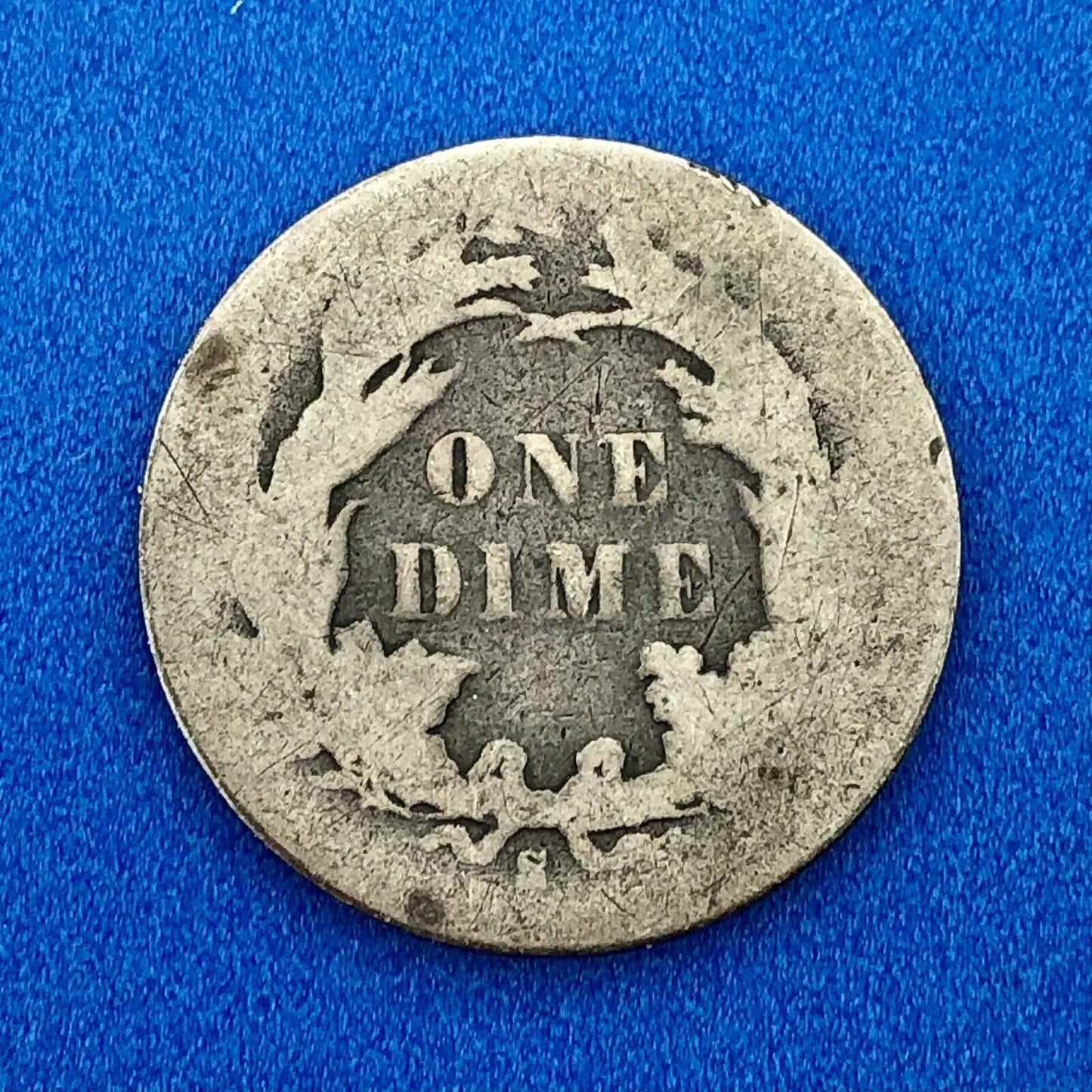1887 S Seated Liberty Silver Dime 10c Better Key No Stars San Francisco Coin